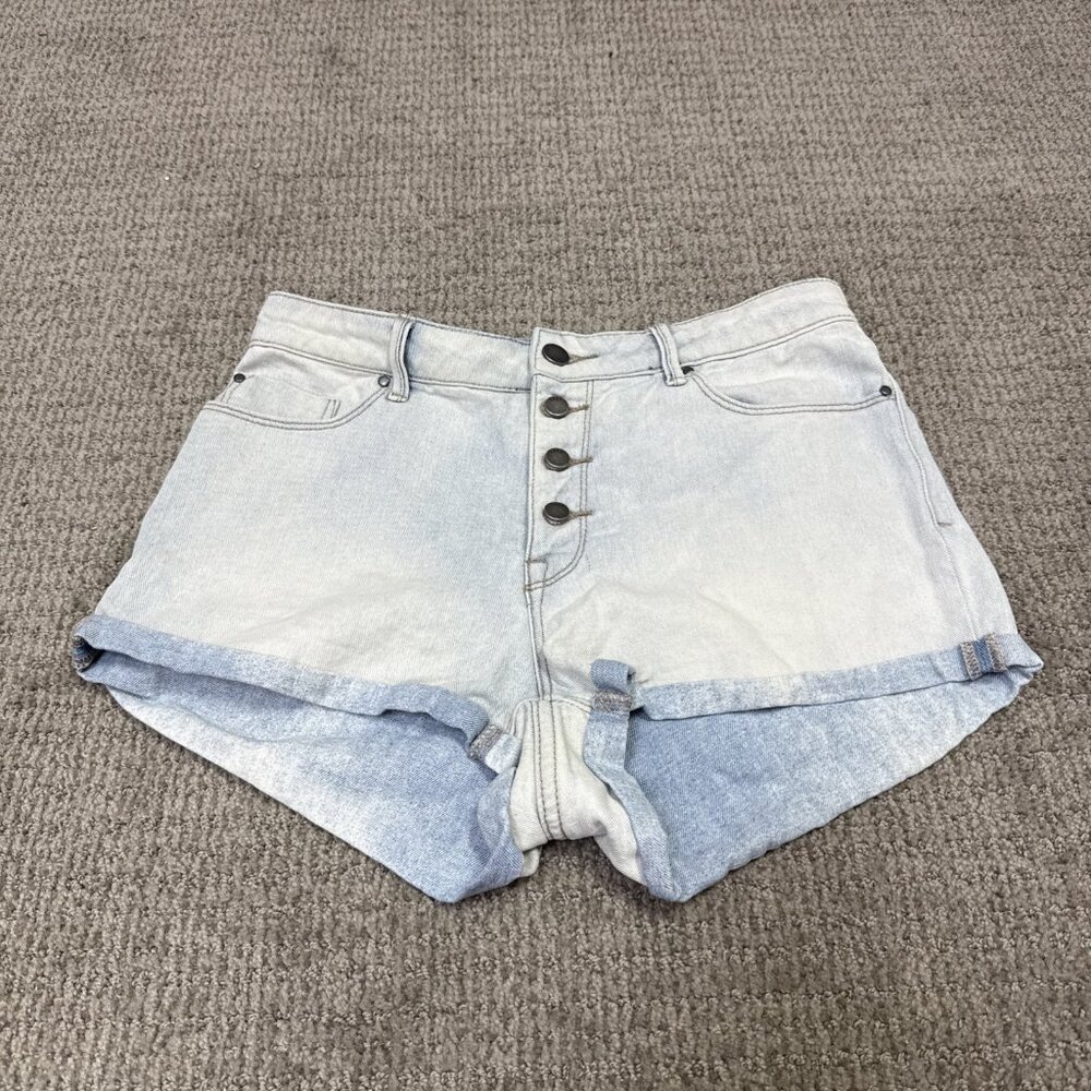 Roxy Shorts Blue Pockets Women’s Size 28 - Picture 4 of 10